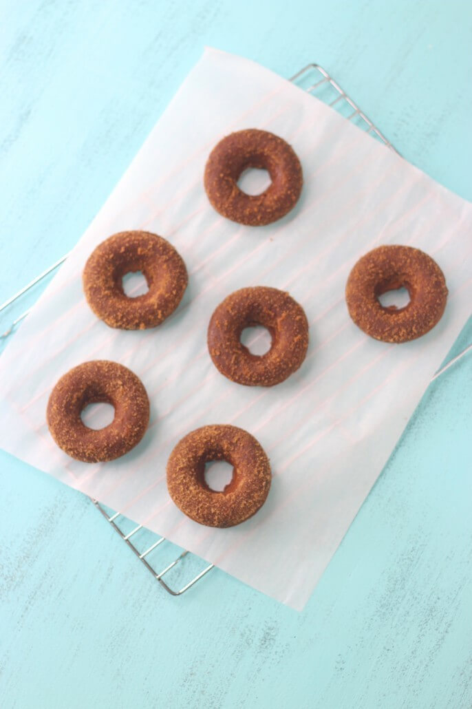 pumpkin donuts baked