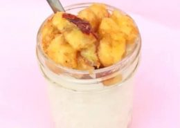 carmelized bananas greek yogurt