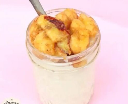 carmelized bananas greek yogurt